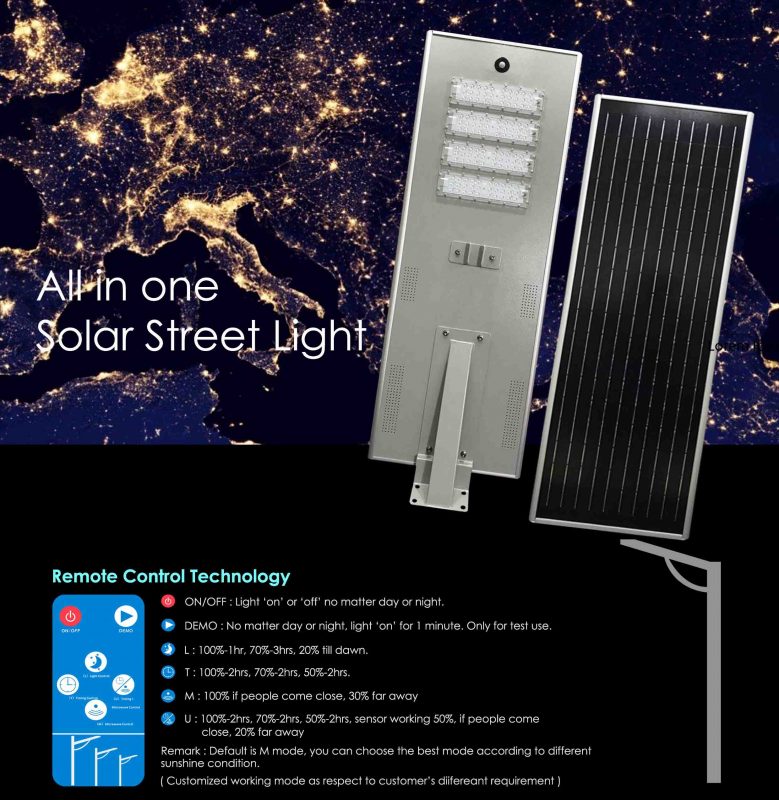 Lampu pju solar cell all in one