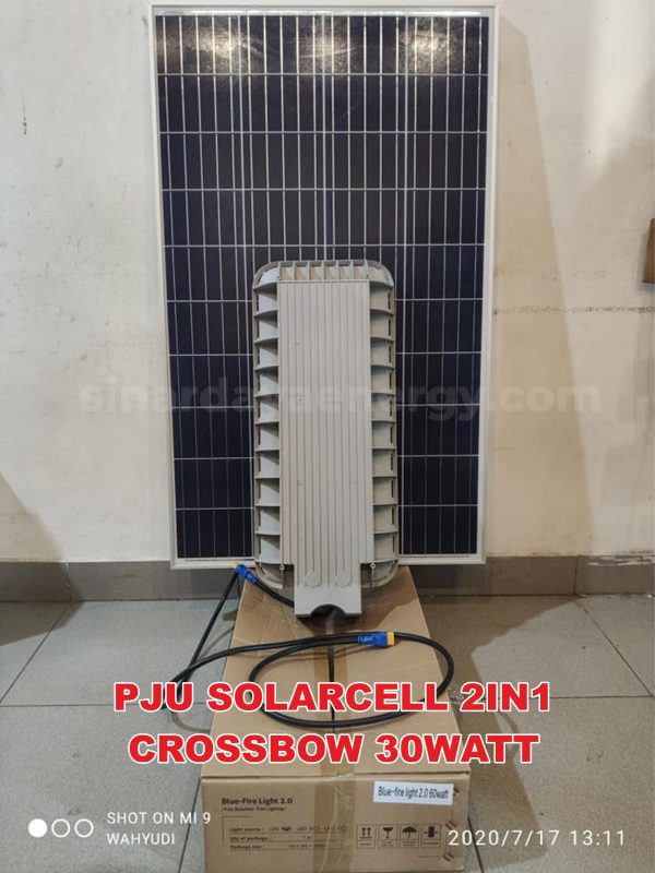 jual lampu PJU Tenaga Surya Tow In One 30W