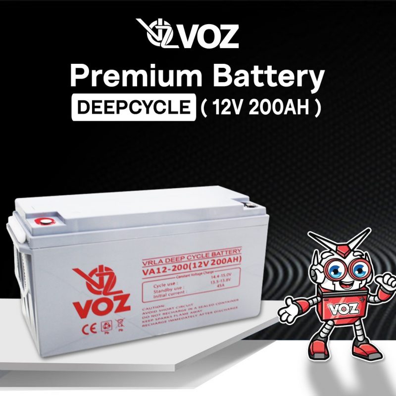 baterai aki kering vrla voz 12v 200ah