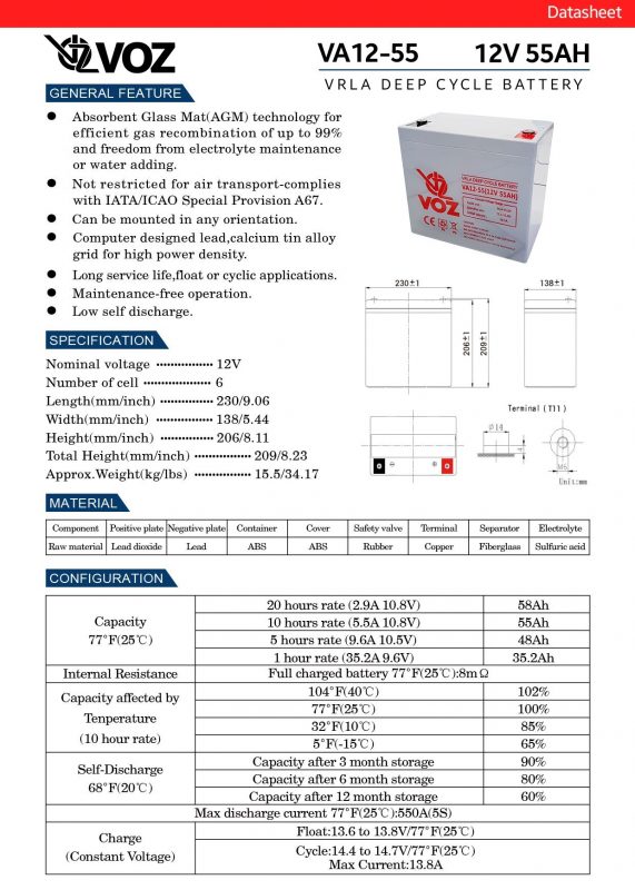 harga baterai vrla 12v 55ah voz