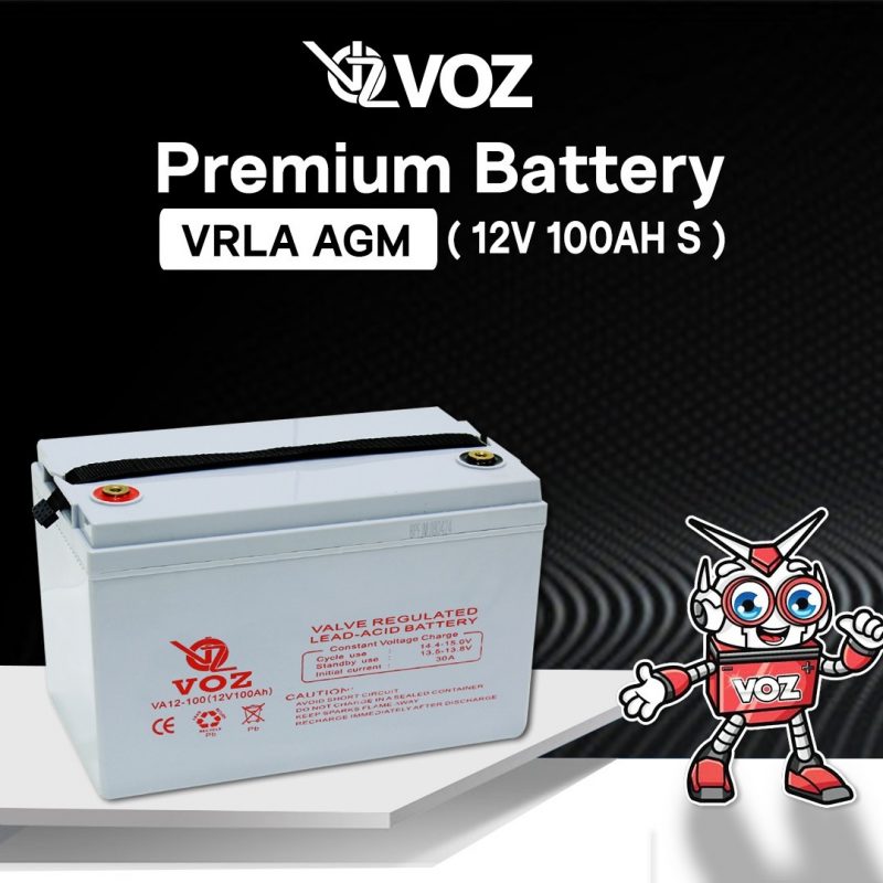 jual baterai kering vrla voz 100ah