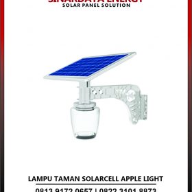 Lampu Taman Solarcell Apple Light