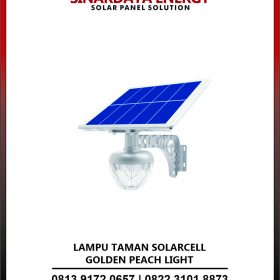 Lampu Taman Solarcell Golden Peach Light