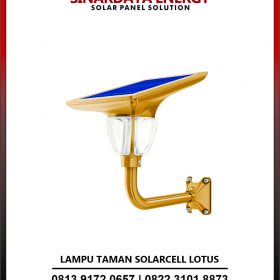 Lampu Taman Solarcell Lotus