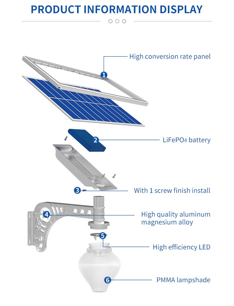 harga lampu taman solarcell peach light