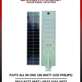 Lampu PJU All in One Philips 100 watt