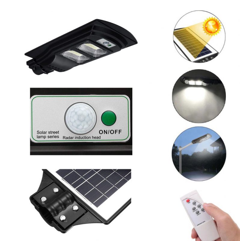 Lampu PJU Tenaga Surya All in One 40 Watt Black Series