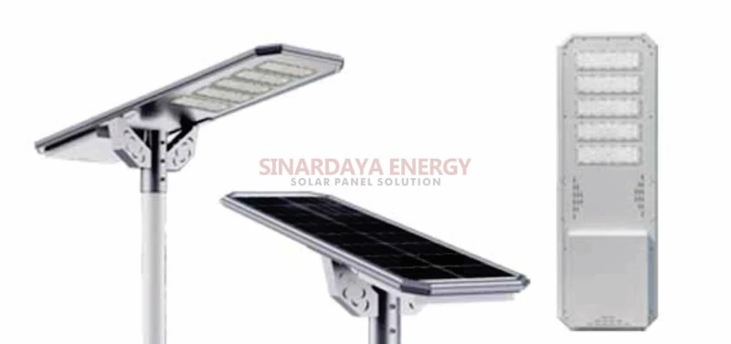 PJU Tenaga Surya 80 Watt AIO Octagon