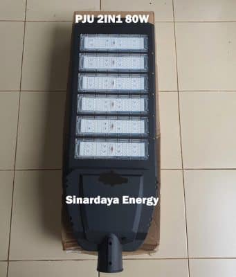 PJU Solarcell 2in1 6 strip 80 watt 