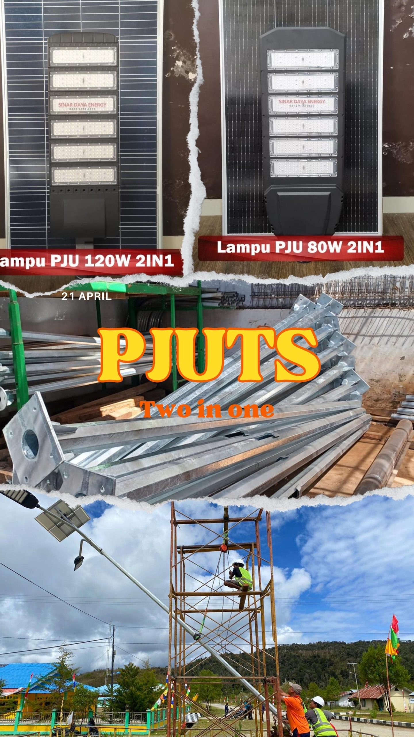 Lampu Tenaga Surya Manokwari Papua Barat