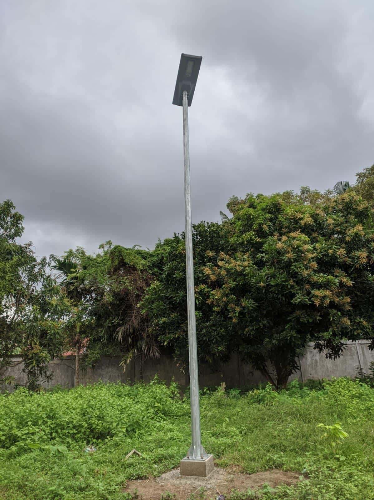 lampu solarcell blue carbon