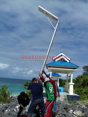 Tiang Lampu All in One