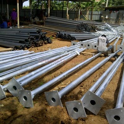 Tiang Lampu PJU Bulat