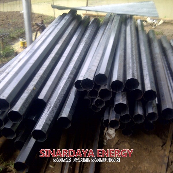 Tiang PJU Oktagonal 7 Meter 003 Tiang PJU Oktagonal 7 Meter