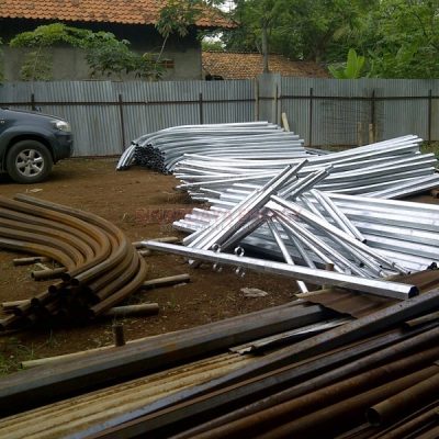 Tiang PJU Single T