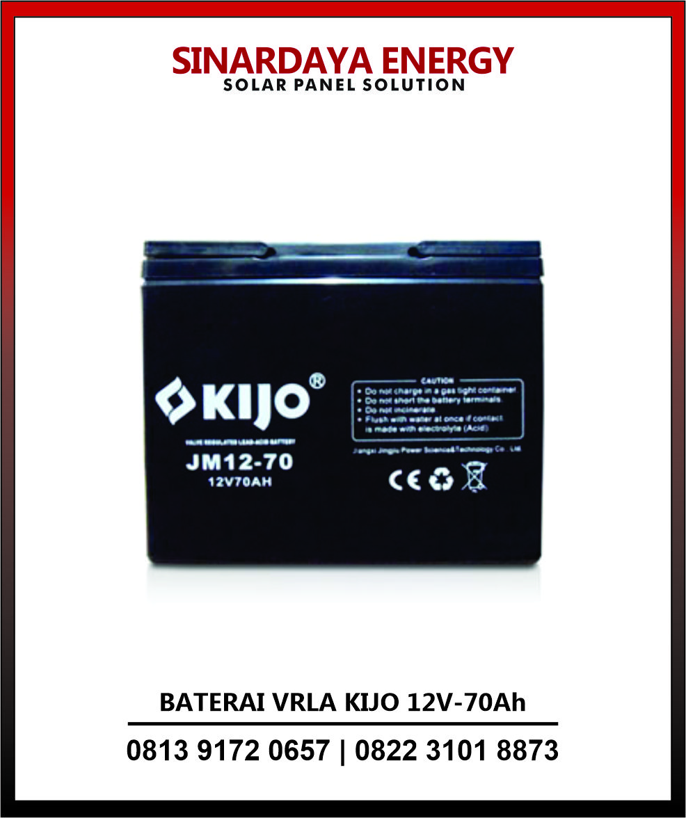 Jual BATERAI VRLA KIJO 12V-70Ah