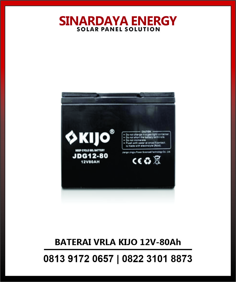 Jual BATERAI VRLA KIJO 12V-80Ah Jual BATERAI VRLA KIJO 12V-80Ah