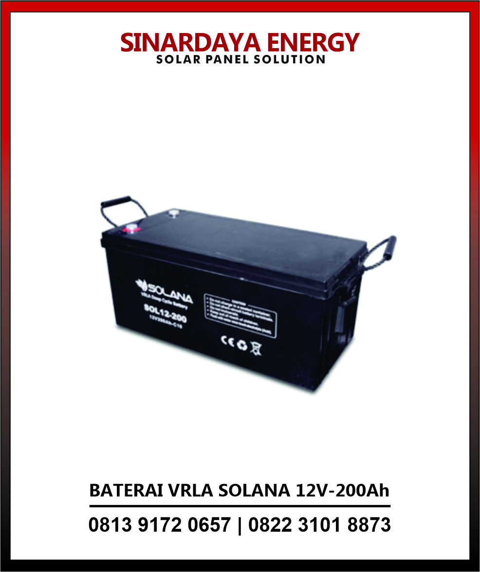 Jual BATERAI VRLA SOLANA 12V-200Ah Jual BATERAI VRLA SOLANA 12V-200Ah
