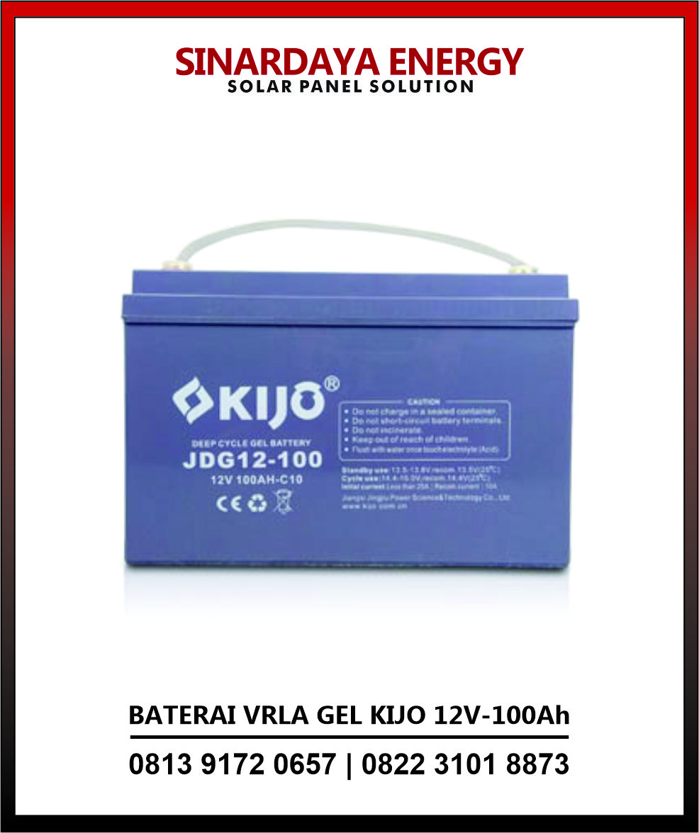 Jual BATERAI VRLA GEL KIJO 12V-100Ah