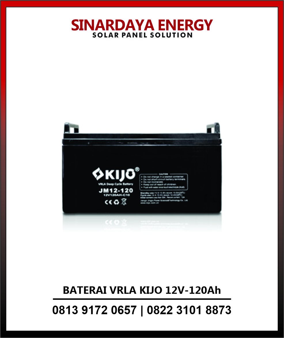 Jual BATERAI VRLA KIJO 12V-120Ah Jual BATERAI VRLA KIJO 12V-120Ah