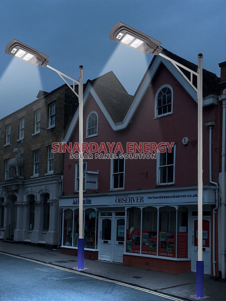 Lampu PJU Tenaga Surya All in One 90 Watt 004 Lampu PJU Tenaga Surya All in One 90 Watt