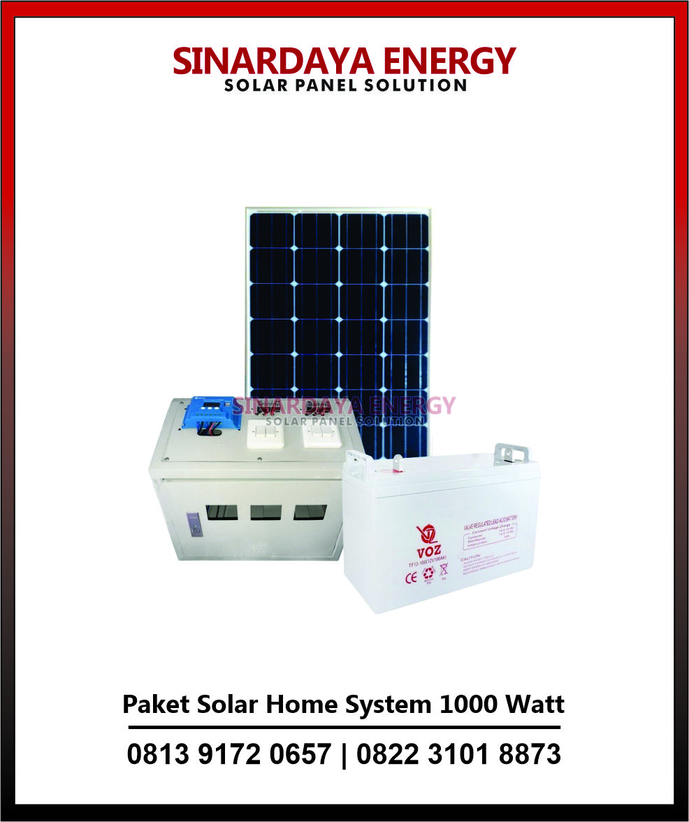 Paket Solar Home System 1000 Watt Paket Solar Home System 1000 Watt