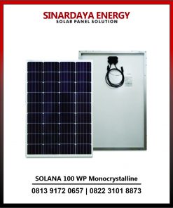 Solar Panel Merk SOLANA 100 WP Monocrystalline
