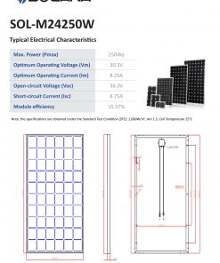 jual solarcell Mono 250WP