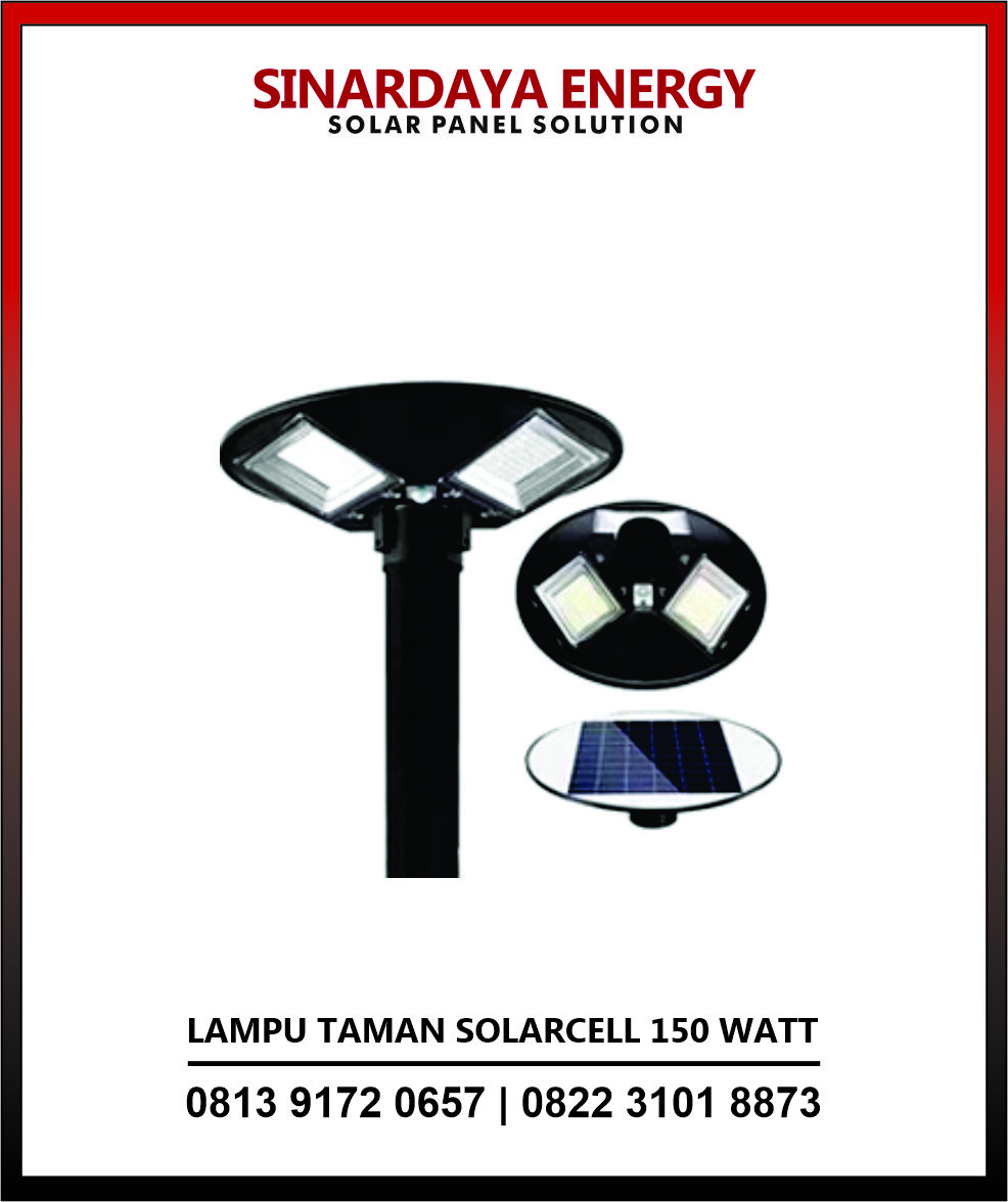 Lampu Taman Solarcell 150 Watt Lampu Taman Solarcell 150 Watt