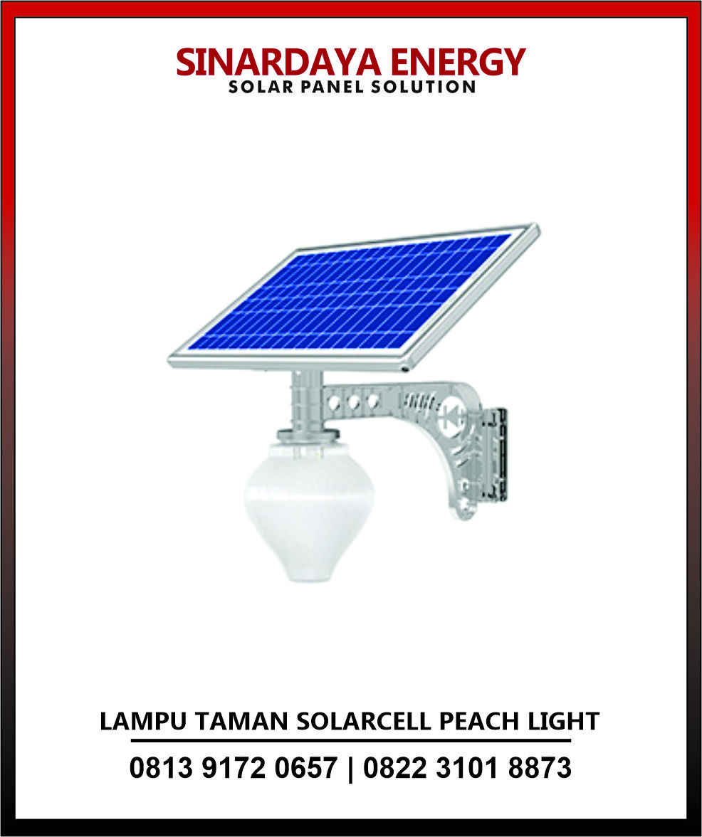 Lampu Taman Solarcell Peach Light Lampu Taman Solarcell Peach Light