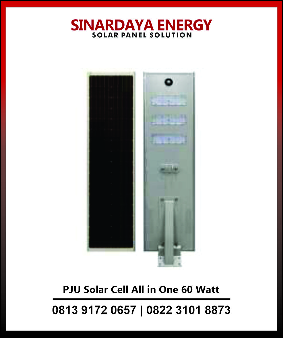 PJU Solar Cell All in One 60 Watt PJU Solar Cell All in One 60 Watt