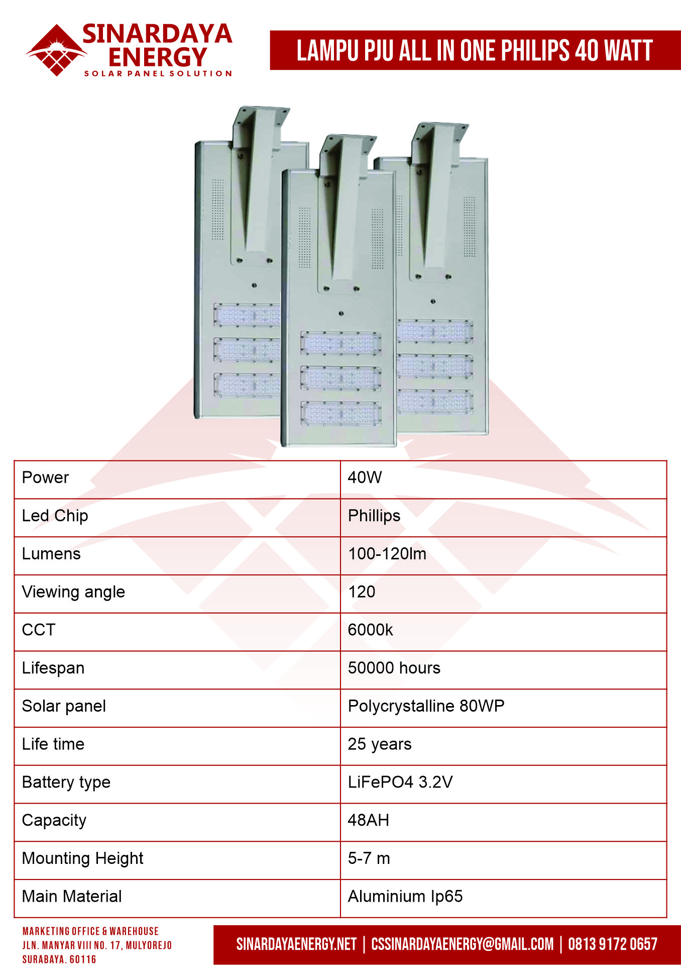 Brosur Lampu All in One Philips 40 Watt Lampu All in One Philips 40 Watt
