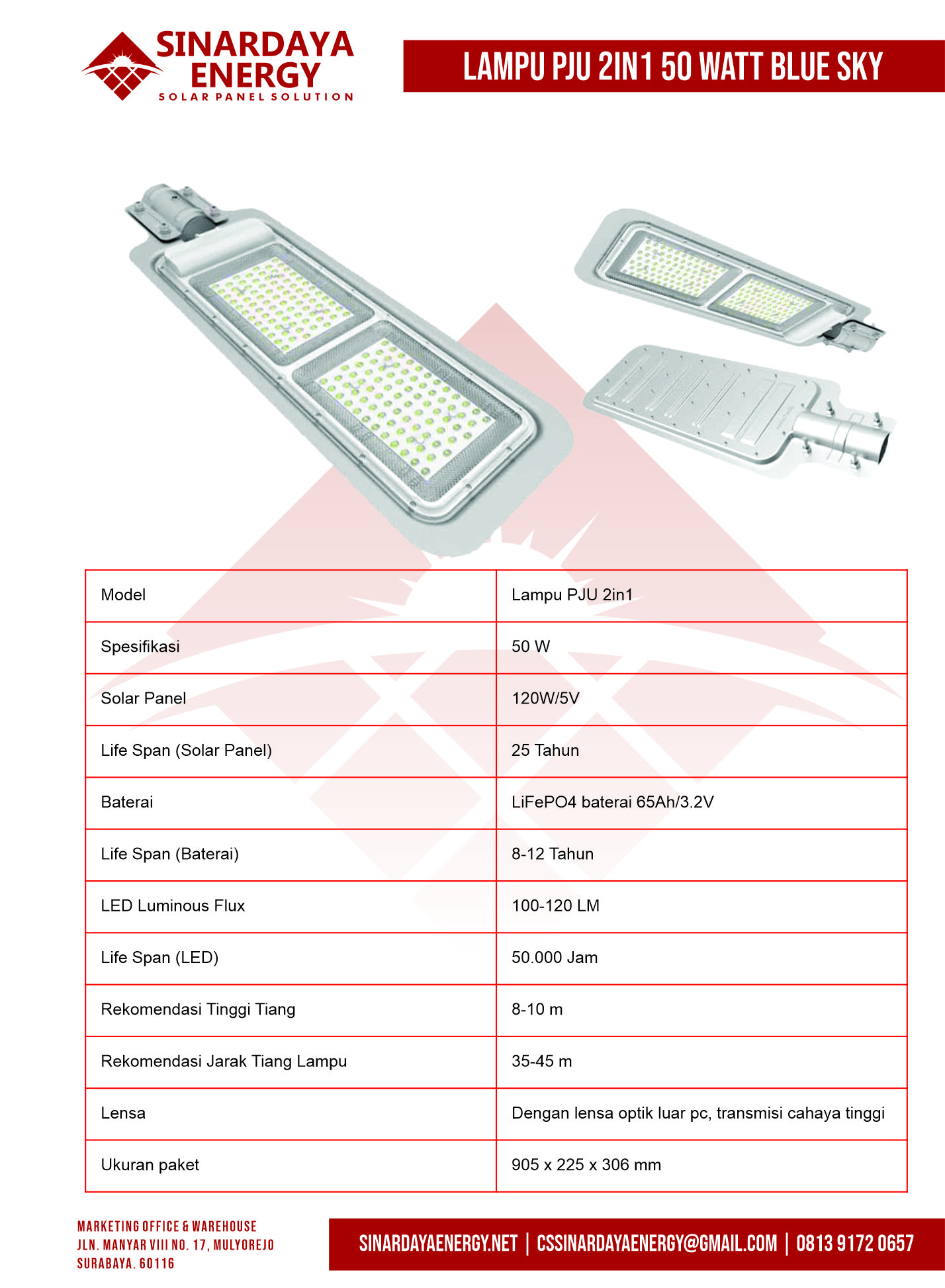Brosur Lampu 2 in 1 50 Watt Blu Sky Brosur Lampu 2 in 1 50 Watt Blu Sky