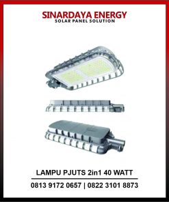 Lampu PJU Tenaga Surya 2in1 Two in One 40 Watt