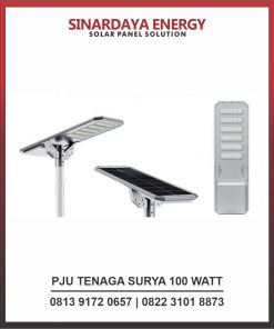 Lampu PJU Tenaga Surya All in One 100 Watt
