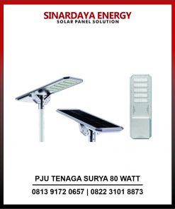 PJU Tenaga Surya 80 Watt AIO