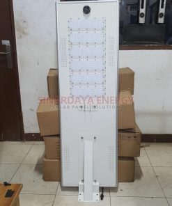 paket lampu jalan solar cell satu set