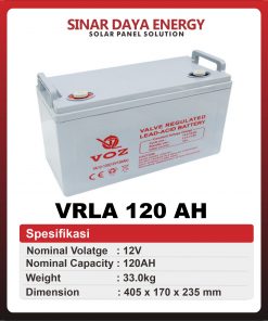 Aki solarcell 120Ah