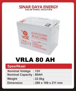 baterai solarcell 80ah