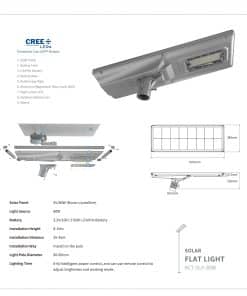 Lampu Jalan AIO 100 watt Bluecarbon