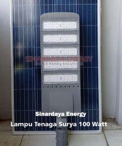Lampu Tenaga Surya 2in1 100Watt Silver100