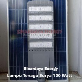 Lampu Tenaga Surya 2in1 100Watt Silver100
