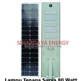 Lampu Tenaga Surya 80 Watt AIO Silver80