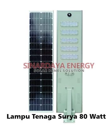 Lampu Tenaga Surya 80 Watt AIO Silver80
