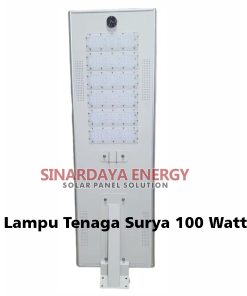 Lampu Tenaga Surya AIO 100 Watt Silver100