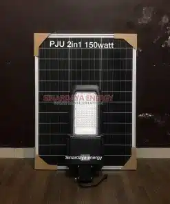 Lampu Jalan Tenaga Surya 150 Watt 2in1