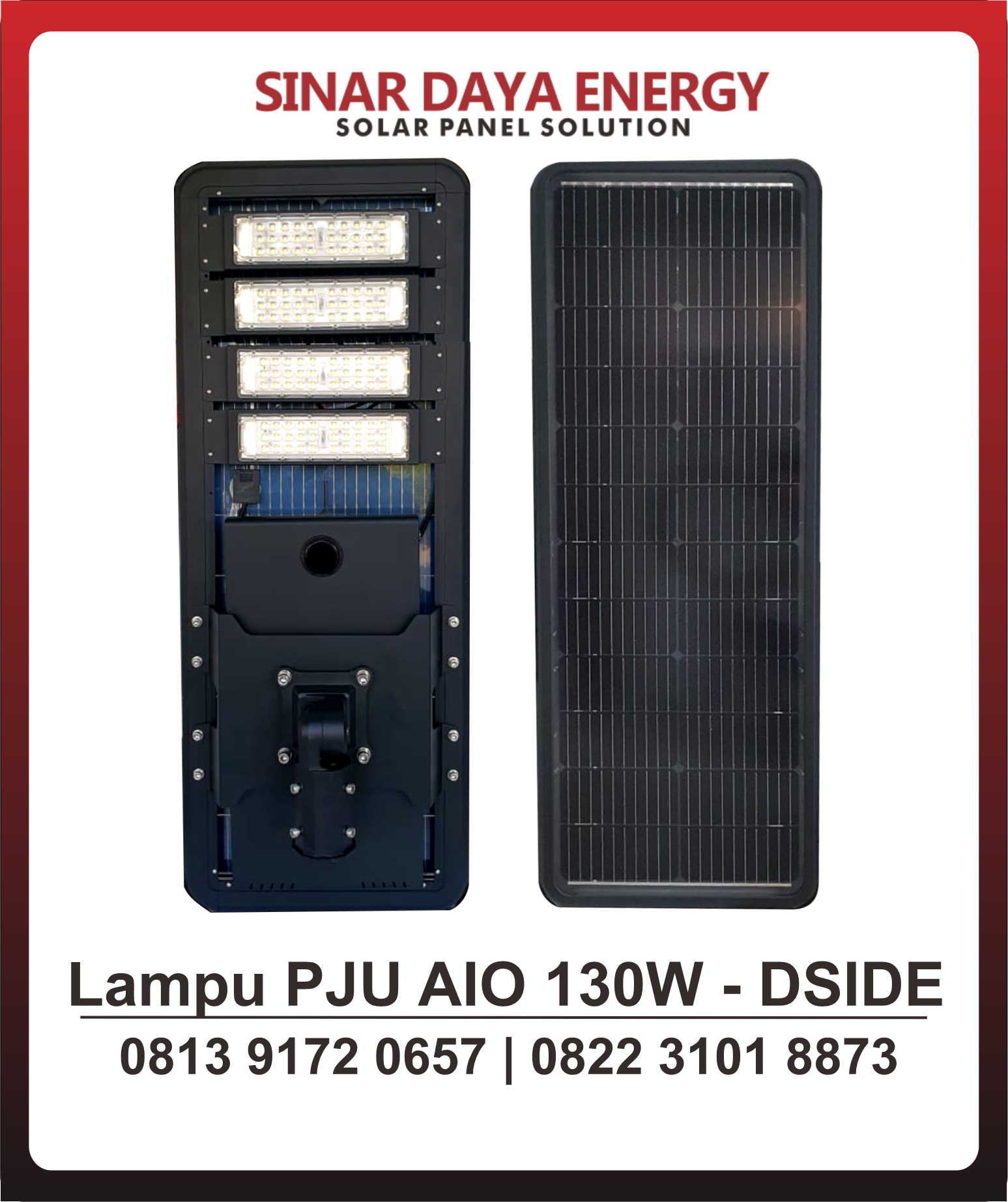 Lampu Tenaga Surya 130 Watt Lampu Tenaga Surya 130 Watt
