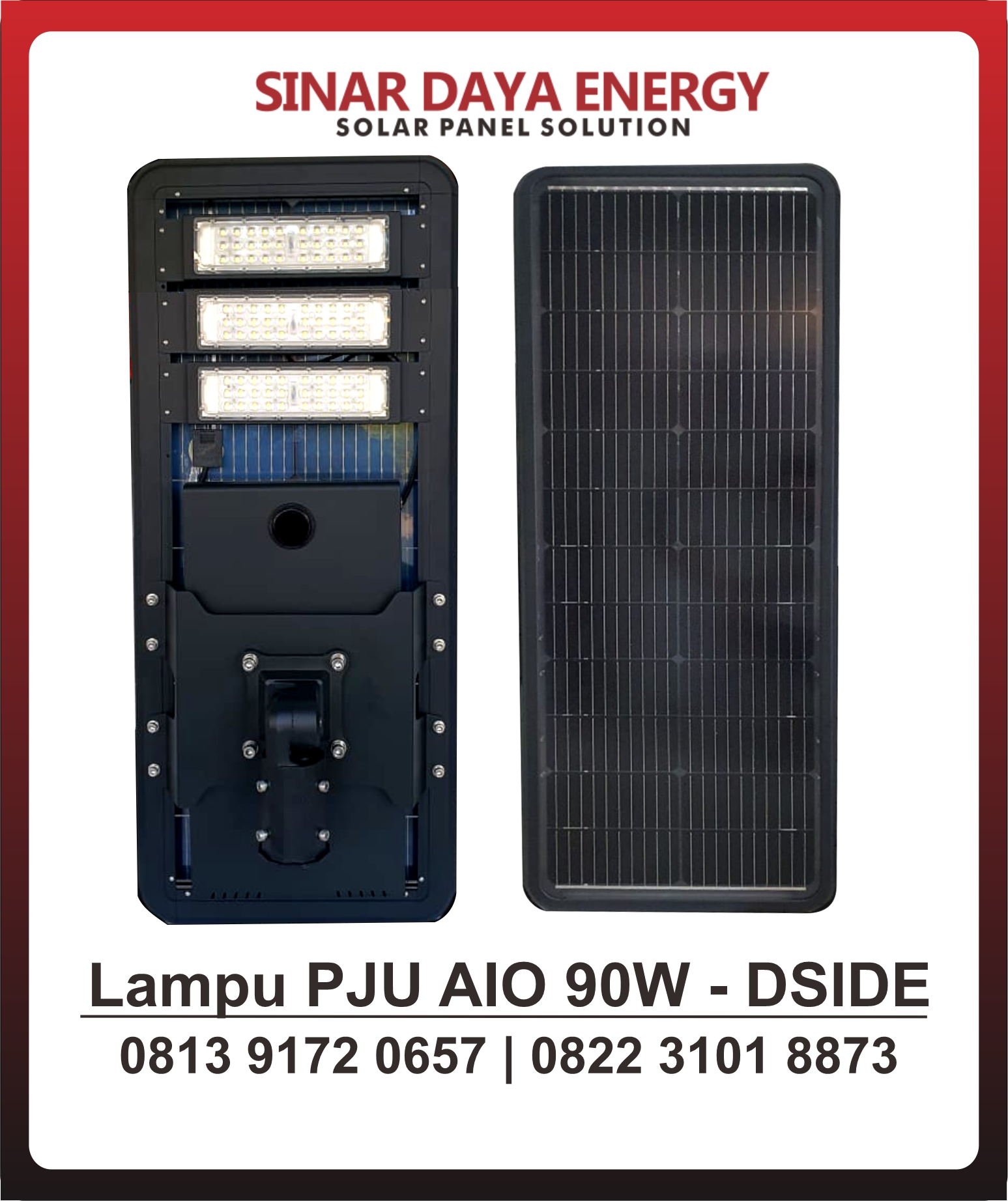 Lampu Tenaga Surya AIO 90 Watt Lampu Tenaga Surya AIO 90 Watt
