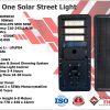 Spesifikasi Lampu Solarcell AIO 90 Watt
