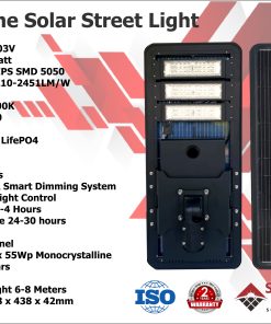 Spesifikasi Lampu Solarcell AIO 90 Watt